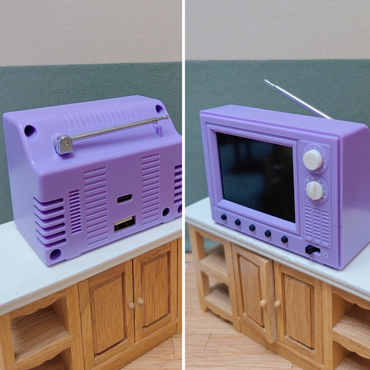 Mini TV™ - Retro 2.4-inch TV